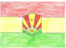 Powiększ zdjęcie: Bartłomiej H. zdjęcie przedstawia rysunek logo klubu BKS.