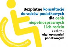 Powiększ zdjęcie: Logotyp akcji Doradcy Podatkowi Niepełnosprawnym