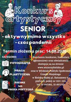 Powiększ zdjęcie: Plakat konkursu dla Seniorów