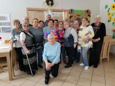 Powiększ zdjęcie: Seniorzy z Domu Dziennego Pobytu przy ulicy Sterniczej 8a