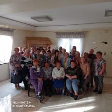 Powiększ zdjęcie: Seniorzy z OWOS na spotkaniu z p. D. Firlej - Kustoszem Zamku w Żywcu