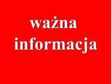 Powiększ zdjęcie: ważna informacja logotyp