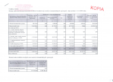 Powiększ zdjęcie: 2024_Tabela NR B Zmiana stanu amortyzacji umorzenia środków trwałych oraz wartości niematerialnych i prawnych – stan na dzień 31 grudnia 2024 roku str.1