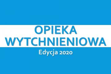 Napis opieka wytchnieniowa 2020