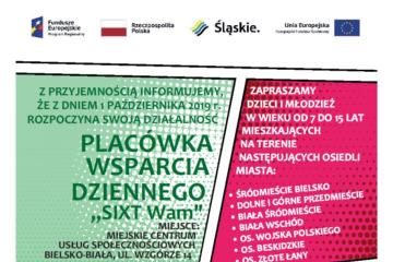 Plakat Placówka Wsparcia Dziennego